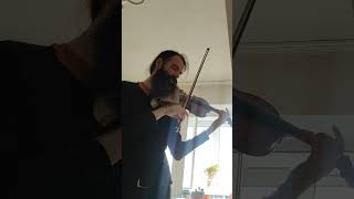 Kosta T violin 🎻 free improvisation meditation avantgarde music improve acoustic solo скрипка [upl. by Attenad]