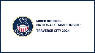 GevingShuster vs BearOldenburg  Draw B6  USA Curling Mixed Doubles National Championship 2 [upl. by Arahas731]