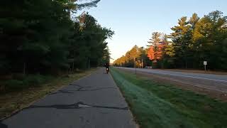 Heart of Vilas County paved trails  St Germain WI  92924 [upl. by Ellenij]