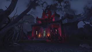 Haunted Castle  ESO Housing  Moonsugar Meadow  PS5NA  PlagueRaccoon [upl. by Parshall]