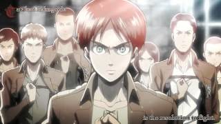 Attack on Titan Opening Theme w English subtitles [upl. by Erich208]