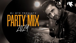 DJ NYK  New Year 2024 Party Mix  Yearmix  Non Stop Bollywood Punjabi English Remix Songs [upl. by Veronica]