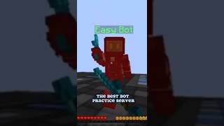 The best bot pvp practice server shorts minecraft pvp tutorial [upl. by Marinna]