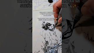 🧐 ENTINTANDO a RECO protagonista de mi MANGA ✒️✨️ Mangaka en LATAM ✨️ manga mangaka mangaart [upl. by Rhpotsirhc]