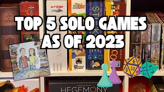 Top 5 Solo Board Games as of 2023 [upl. by Ephraim19]