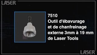 7510 Outil débavurage et de chanfreinage externe 3mm à 19 mm de Laser Tools [upl. by Herwick620]