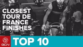 Top 10 Closest Tour De France Finishes Ever [upl. by Elsy965]