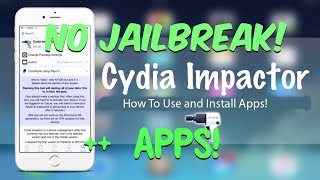 How To Install Tweaked Apps With Cydia Impactor For iOS 13121110  No Jailbreak [upl. by Amre]