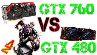 GTX 480 VS GTX 760 GTA V Witcher 3 Crysis 3 Mordors Shadow Benchmarks Tomb Raider  Batman by AZ3ROX [upl. by Niai895]