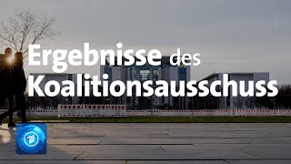 Koalitionsausschuss Beschlüsse zu Corona und Flüchtlingskindern [upl. by Eirhtug]