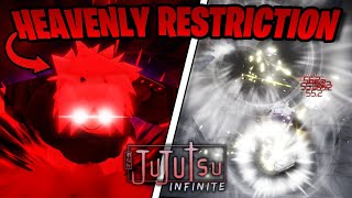 NEW REWORKED HEAVENLY RESTRICTION SHOWCASE Jujutsu Infinite [upl. by Eirual]