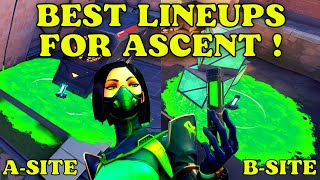 BEST 8 INSANE VIPER LINEUPS ASCENT IN VALORANT 2023 [upl. by Wade]