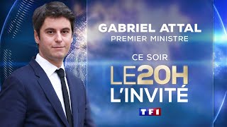 Gabriel Attal au 20H de TF1  quotIl y aura une réforme de lassurancechômage cette annéequot [upl. by Nnylrahc]