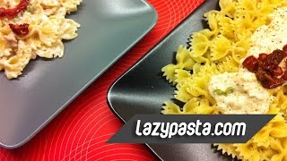 Farfalle with tuna in white sauce  easy pasta recipes by Lazy Pasta [upl. by Munro]