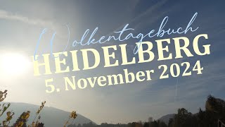 05112024 Wolkentagebuch 🌤 Der Himmel im Zeitraffer 🌤 Cloud Timelapse [upl. by Rudyard]