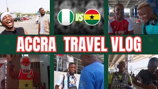 ✈️ 🥳 NIGERIA VS GHANA  Lagos to Accra VLOG  2024 Friendly [upl. by Strain]