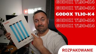 LED Godox TL30K4  Rozpakowanie zestawu lamp [upl. by Berky]