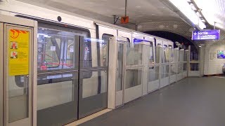 MP14 Essais Metro Paris Ligne 1 RATP [upl. by Rosalba]