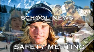 SCHOOL NEWS  Ep 9  Safety Meeting [upl. by Aoket]