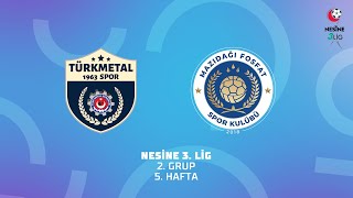 Nesine 3 Lig 2 Grup  Türk Metal 1963 Spor  Eti Gübre Mazıdağı Fosfat Spor [upl. by Surovy]