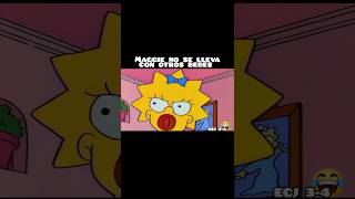 Maggie odia a otros bebés 🤣 thesimpsons homersimpson humor shorts shortsfeed shortsviral [upl. by Olleina]