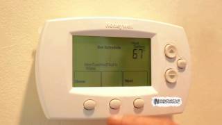 How To Program Honeywell Thermostat [upl. by Ingra]