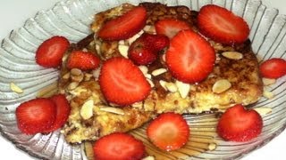 How To Make Almonds Panettone French Toast Recipe [upl. by Anitsirhk]