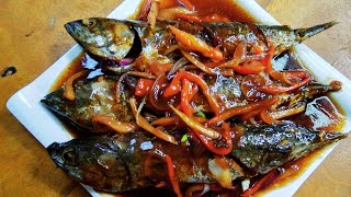 How To Cook Simple Fish Escabeche for Beginners Quick and Easy Recipe [upl. by Osnofledi]