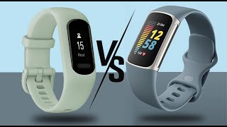 Garmin Vivosmart 5 vs Fitbit Charge 5 [upl. by Aloeda]