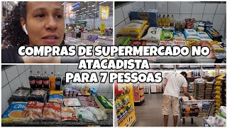 A MAIOR COMPRA DOS ULTIMOS TEMPOS  MÊS DE FEVEREIRO  ASSAI ATACADISTA  COMPRA PARA 7 PESSOAS [upl. by Wanfried17]