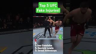 Top 5 UFC Fake Injuries [upl. by Latt429]