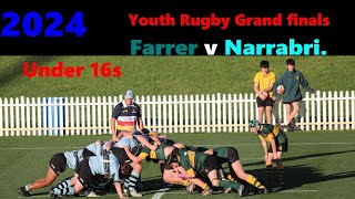 2024 Youth rugby GF Under 16s Farrer v Narrabri [upl. by Congdon]