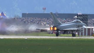 Max performance take off  Eurofighter Typhoon 4K [upl. by Liahus]