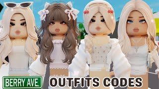 ROBLOX BERRY AVENUE OUTFIT CODES For Berry Avenue Bloxburg amp Brookhaven [upl. by Hairahcez]