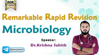 Microbiology Rapid Revision  Remarkable Rapid Revision series FMGE Jan 2024 fmgejan2024 [upl. by Acirne]