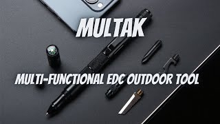 Multak The 10in1 Multifunctional EDC Tool Pen [upl. by Donni]