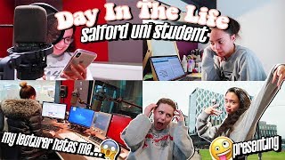 Day In The Life Of A Salford University Student ♡ TV and Radio [upl. by Ellinet]