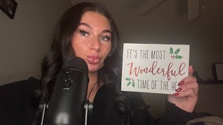 ASMR  Christmas Decor Tour 🎄 whispered tapping tracing [upl. by Carlynn]