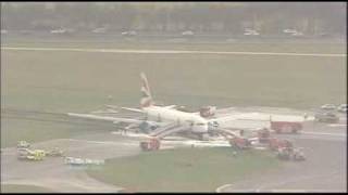 BA038 Plane Crash  London Tonight coverage part 1 [upl. by Berck]