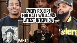 EVERY Receipt for Katt Williams Latest InterviewREACT [upl. by Ilam]