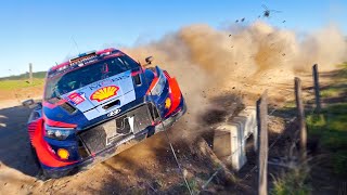 Best of WRC Rally Chile 2023  Crashes Action and Raw Sound [upl. by Komarek]