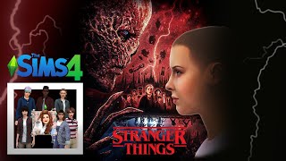 SIMS 4  CAS  Stranger things 😶‍🌫️😱 Satisfying CC build  CC links [upl. by Bosch]