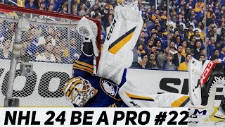 NHL 24 Goalie Be A Pro  EP22 Shutout Robbed [upl. by Thain]