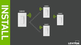 How to Install Leviton DAWSC and DAWDC Decora Smart WireFree Anywhere Companion Switches amp Dimmers [upl. by Trebma]