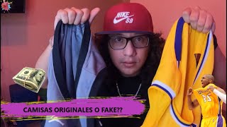 CAMISETAS DE LA NBA ORIGINALES VRS FAKE  COMO COMPRARLAS MAS BARATAS [upl. by Michella]