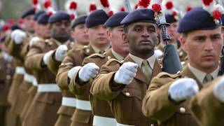 The British Grenadiers  Royal Regiment of Fusiliers Quick March [upl. by Siger380]