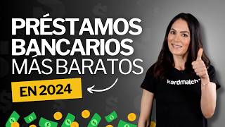 5 Préstamos Personales Bancarios con INTERESES BAJOS [upl. by Kcirddor]