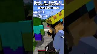 Sword4000 events behind the scenes minecraft 100players shorts sword4000 [upl. by Oralee]