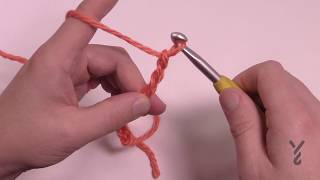 Crochet Chain  BEGINNER  The Crochet Crowd [upl. by Nollahp]