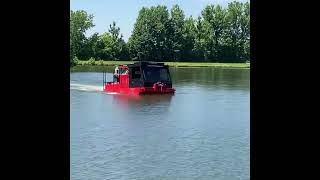 Hydratrek Amphibious Vehicles D2488B is an Amphibious equipment designed for wetland projects [upl. by Anayrb]